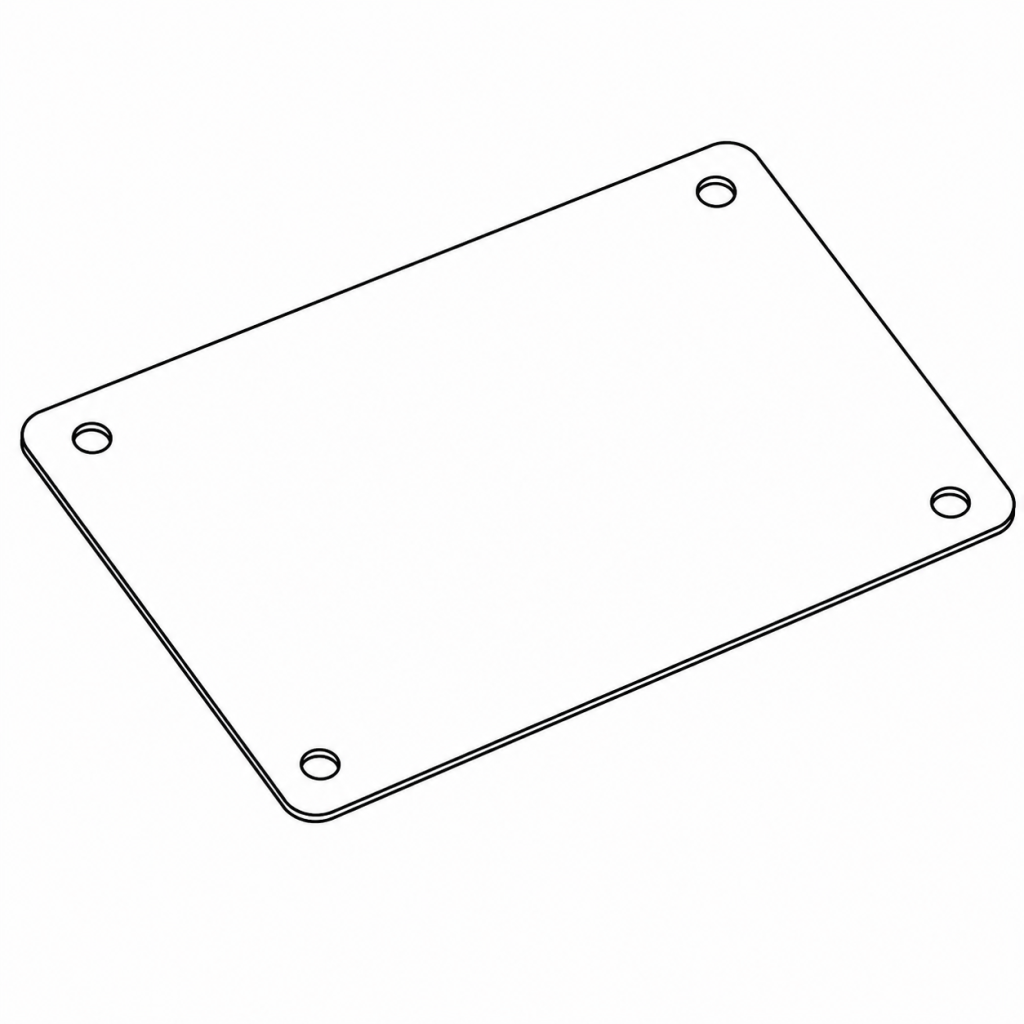 TAPA TRASERA RECTANDULAR PIE TABLET
