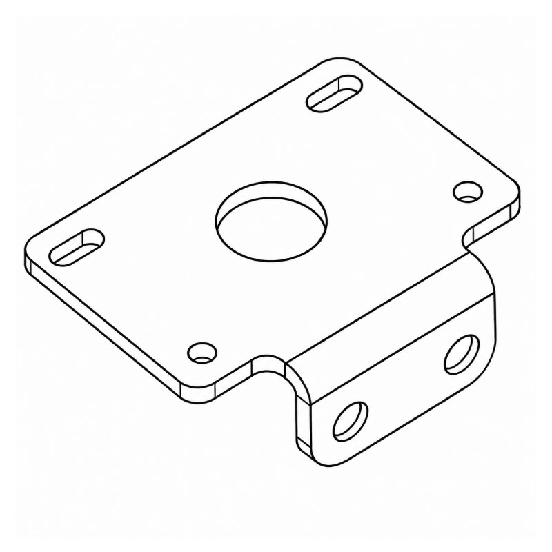 SOPORTE SENSOR PASO DE BOLA