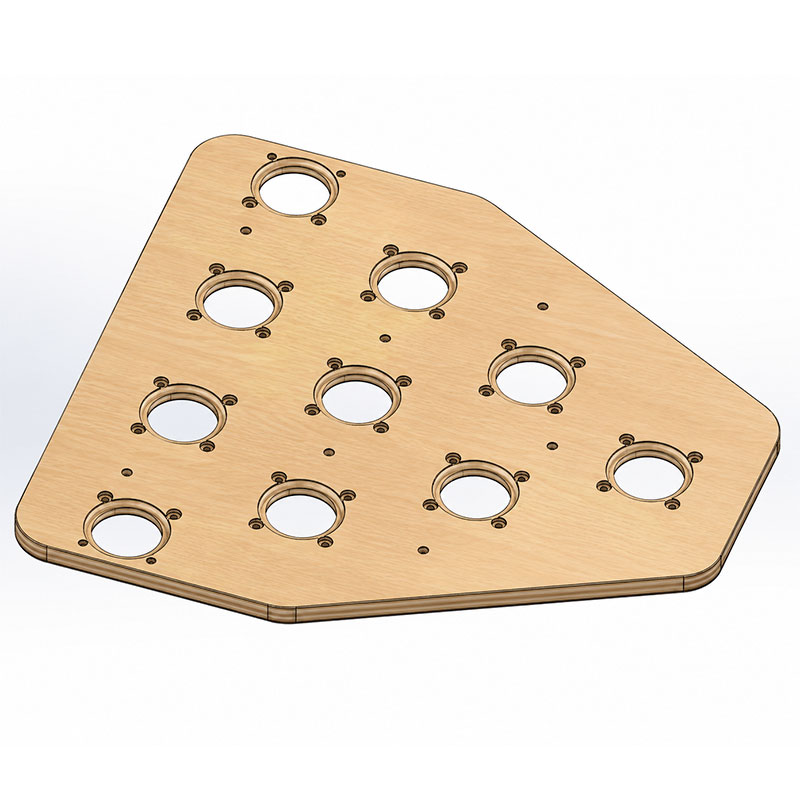 BASE MADERA BOLOS